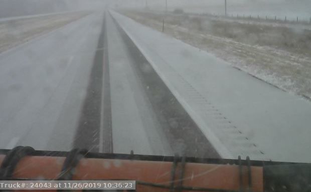I-80 westbound near Lexington